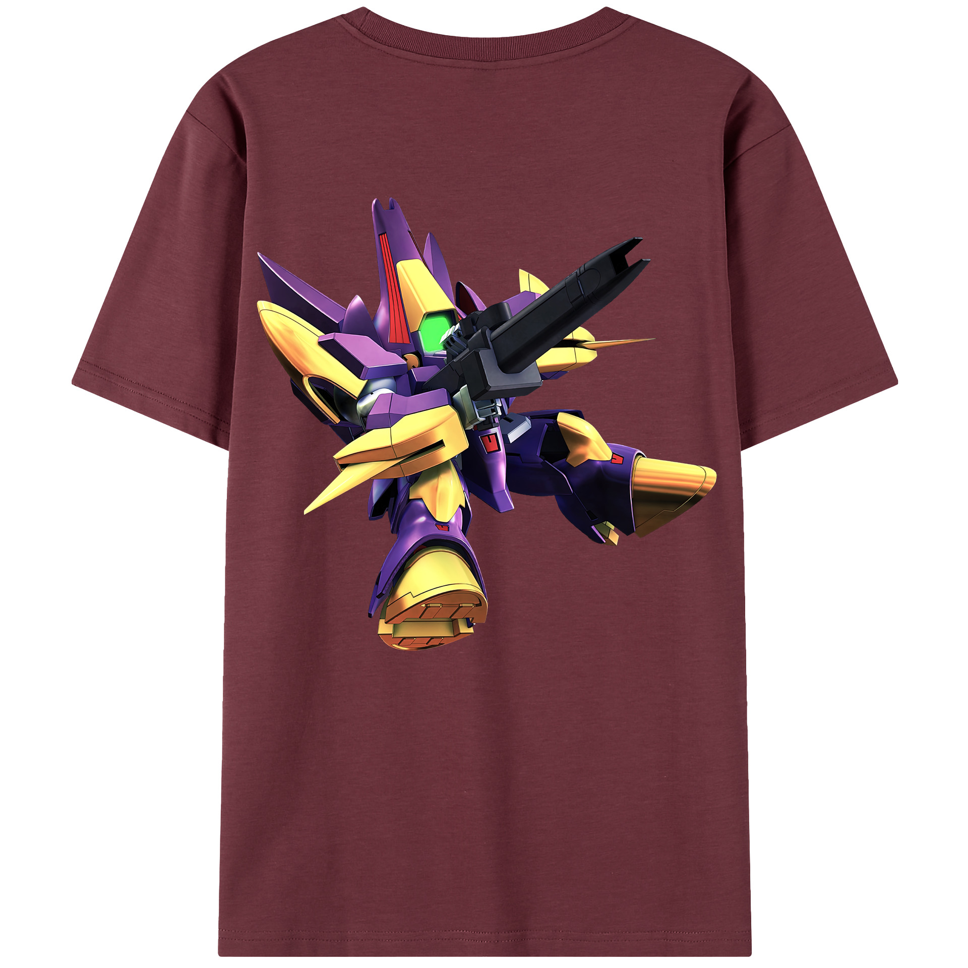 （画像用） 機動戦士ガンダム Mobile Suit Gundam 綿100％半袖Tシャツ（背面プリント）